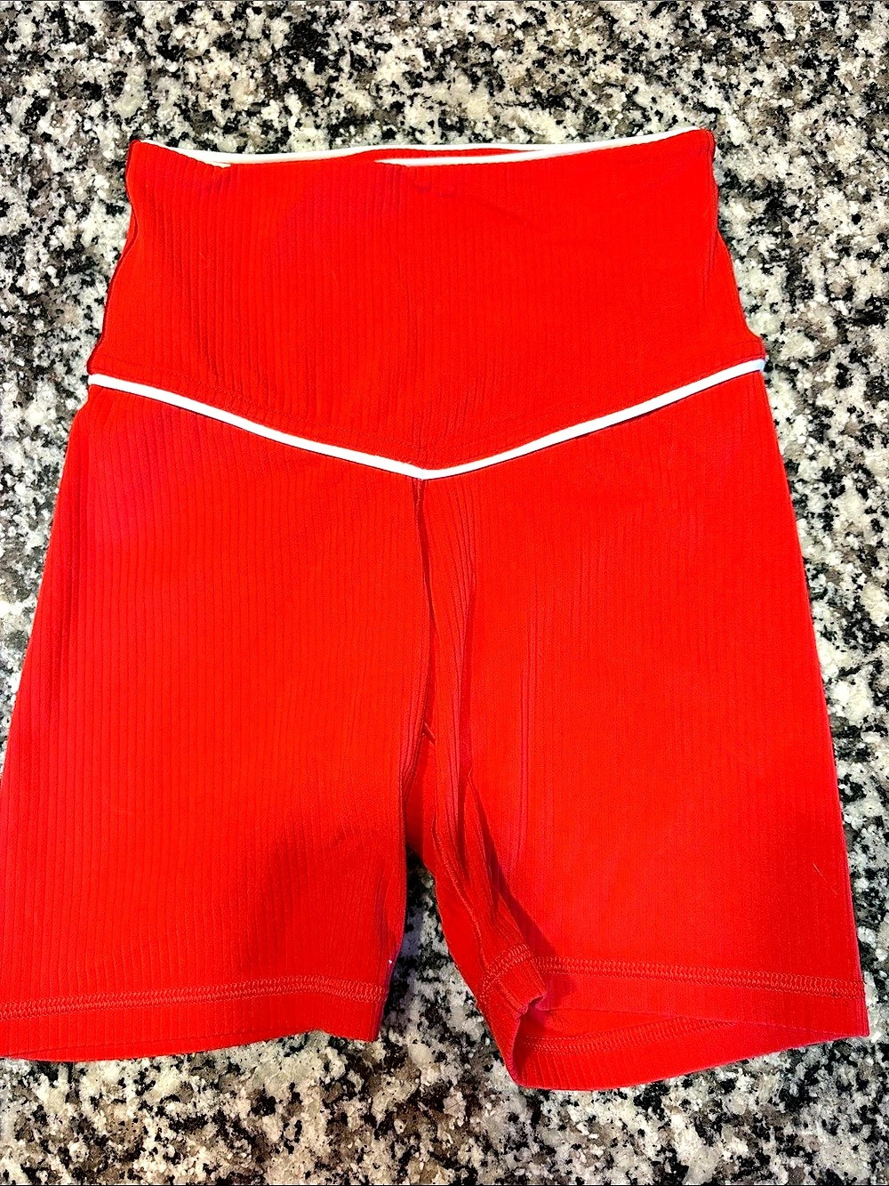 Offline by Aerie Real Me XTRA High Waisted 5" Rib Piping Bike Short Bike Shorts